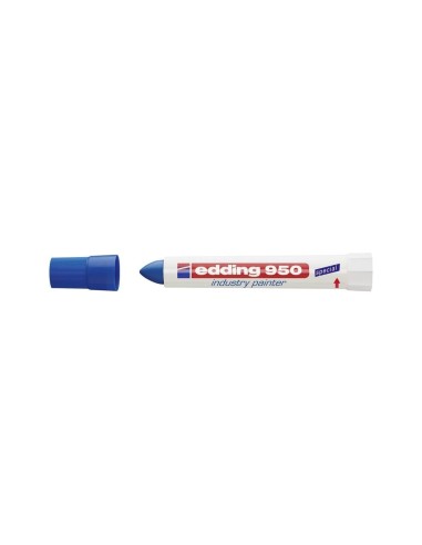 MARCADOR EDDING PERMAN. 950 PASTA OPACA AZ.10MM SUP. OXIDADAS/RUGOSAS