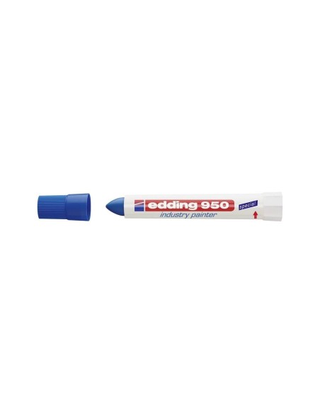 MARCADOR EDDING PERMAN. 950 PASTA OPACA AZ.10MM SUP. OXIDADAS/RUGOSAS