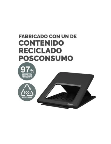 SOPORTE ELEVADOR FELLOWES BREYTA PARA PORTATIL 14" PLASTICO RECICLADO