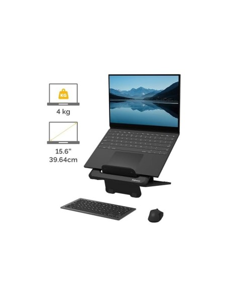 SOPORTE ELEVADOR FELLOWES BREYTA PARA PORTATIL 14" PLASTICO RECICLADO