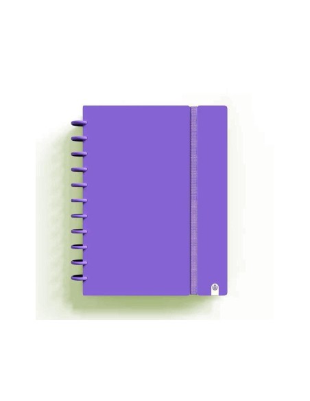 CUADERNO CARCHIVO INGENIOX FOAM A4 80H MALVA PASTEL
