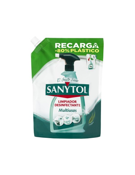 LIMPIADOR DESINFECTANTE SANYTOL MULTIUSOS AROMA EUCALIPTO BOTE 750 ML