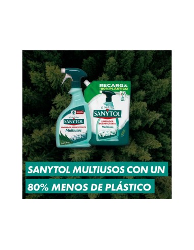 LIMPIADOR DESINFECTANTE SANYTOL MULTIUSOS AROMA EUCALIPTO BOTE 750 ML