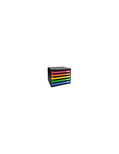 FICHERO SOBREMESA EXACOMPTA BIG-BOX PLUS APAISADA 5 CAJONES MULTI.