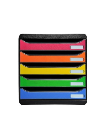 FICHERO SOBREMESA EXACOMPTA BIG-BOX PLUS APAISADA 5 CAJONES MULTI.