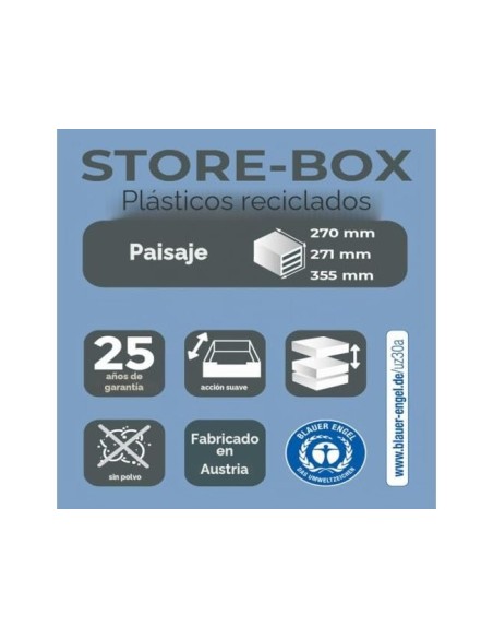 FICHERO SOBREMESA EXACOMPTA BIG-BOX PLUS APAISADA 5 CAJONES MULTI.