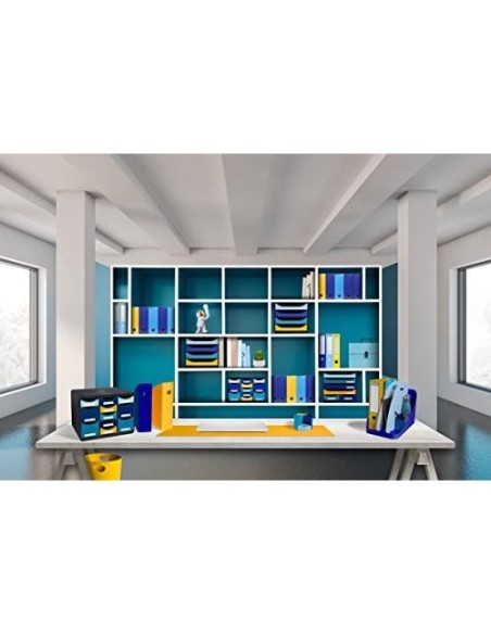 FICHERO CAJONES EXACOMPTA BIG BOX MAXI BEE BLUE 6 CAJONES SURT.
