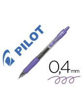 BOLIGRAFO PILOT G-2 VIO.TINTA GEL RETRACTIL SUJECION CAUCHO