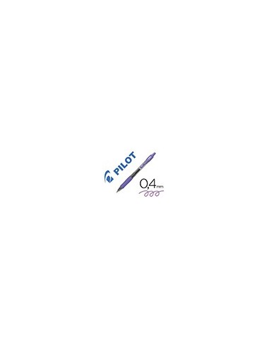 BOLIGRAFO PILOT G-2 VIO.TINTA GEL RETRACTIL SUJECION CAUCHO