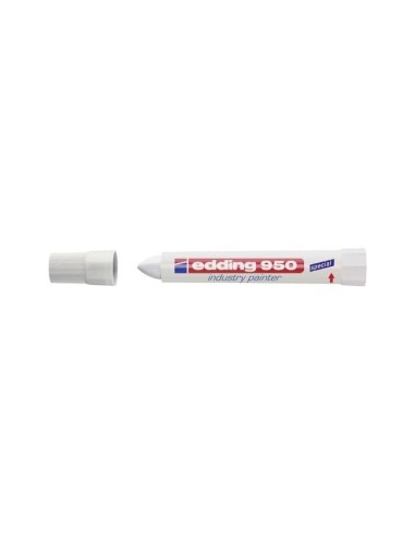 MARCADOR EDDING P 950 PASTA OPACA BL.PUNTA RED.10MM  OXIDADAS/RUGOSAS