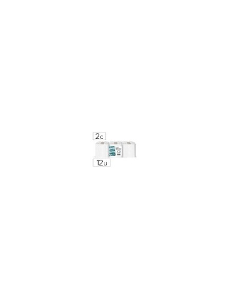 PAPEL HIGIENICO AMOOS JUMBO INDUSTRIAL 2 CAPAS 30G/M2 PAQUETE DE 12U