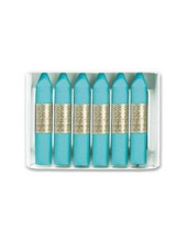 LAPICES CERA MANLEY UNICOLOR AZUL TURQUESA -CAJA DE 12 N.16**