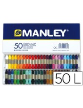 LAPICES CERA MANLEY CAJA 50 COL.REF.150