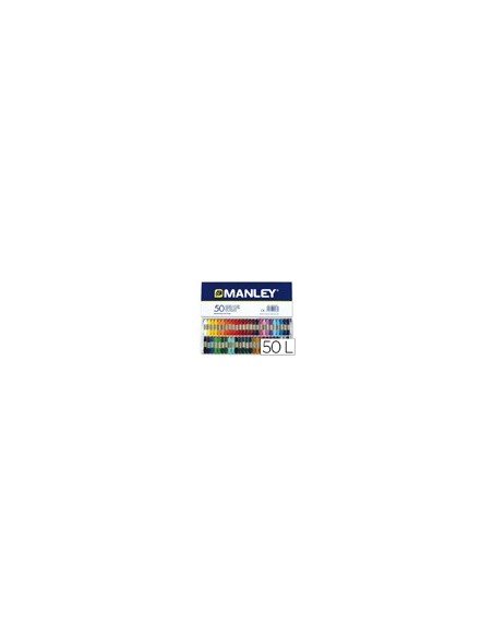 LAPICES CERA MANLEY CAJA 50 COL.REF.150