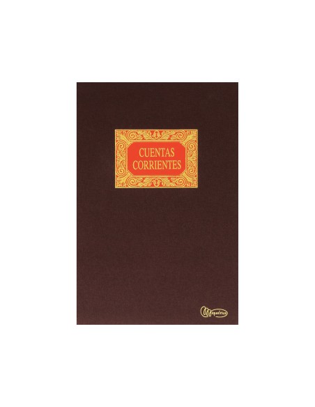 LIBRO MIQUELRIUS FL.100 H. CUENTAS CORRIENTES DEBE HABER Y SALDO