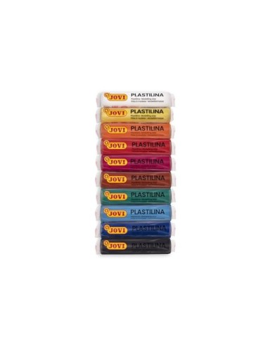 PLASTILINA JOVI ESTUCHE 10 BARRAS