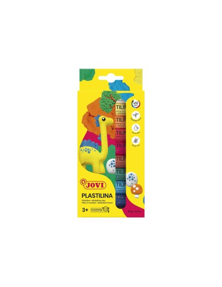 PLASTILINA JOVI ESTUCHE 10 BARRAS