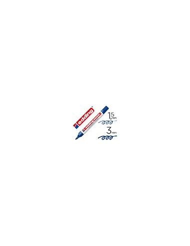 ROTULADOR EDDING MARCADOR PERM.3000 AZUL PUNTA RED.3 MM