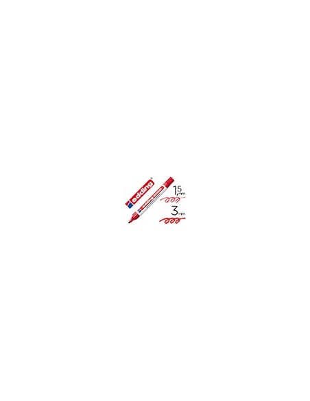 ROTULADOR EDDING MARCADOR PERM.3000 ROJO PUNTA RED.3 MM