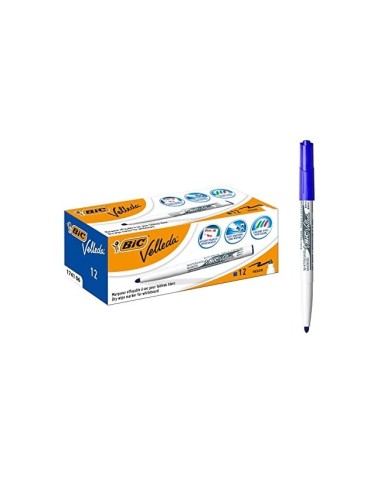 ROTULADOR BIC VELLEDA PIZARRA AZUL PUNTA RED.2 MM