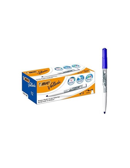 ROTULADOR BIC VELLEDA PIZARRA AZUL PUNTA RED.2 MM