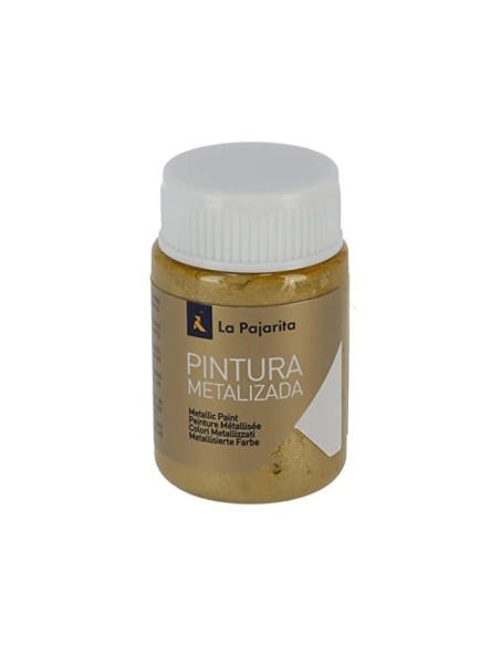 PINTURA METALIZADA LA PAJARITAORO RICO 35 ML