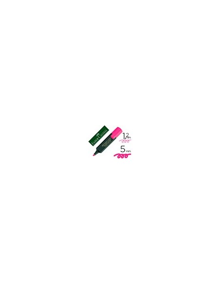 ROTULADOR FABER FLUOR 48-28 ROSA