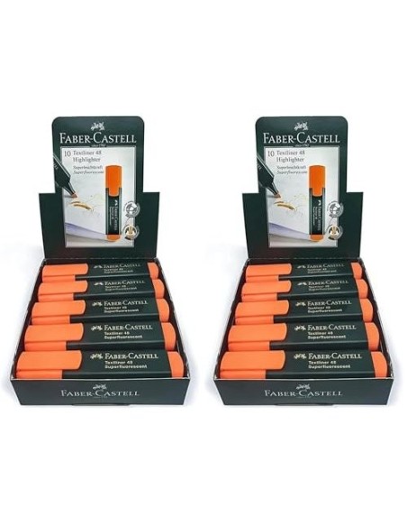 ROTULADOR FABER FLUOR 48-15 NARANJA