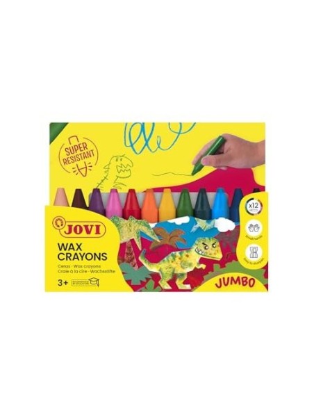 LAPICES CERA JOVICOLOR CAJA 12 COL.