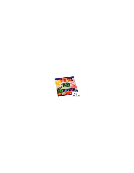 LAPICES CERA JOVICOLOR CAJA 24 COL.
