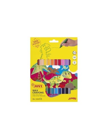 LAPICES CERA JOVICOLOR CAJA 24 COL.