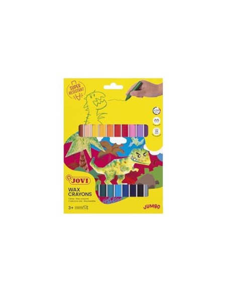 LAPICES CERA JOVICOLOR CAJA 24 COL.