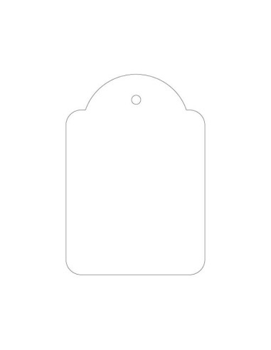 ETIQUETAS COLGANTES APLI 395 45X65MM 400UD.