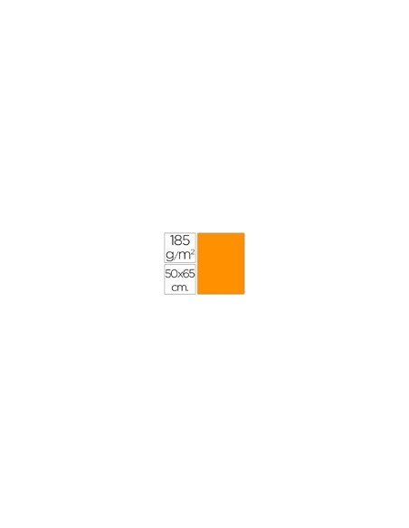 CARTULINA GUARRO NARANJA 50X65 CM 185 GR