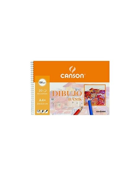 CUADERNO ESP. CANSON DIBUJO A4 MICRO 2T. 20H. 160GR. C/REC