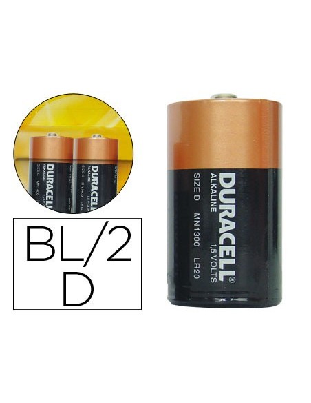 PILA DURACELL ALCALINA D BLISTER C/2 PILAS LR20**23401062