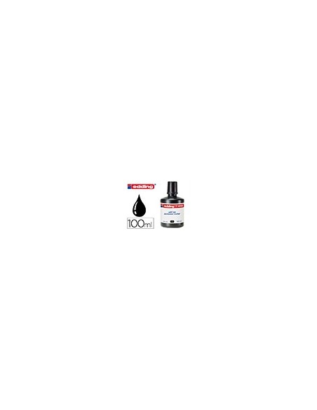 TINTA ROTULADOR EDDING T-100 NEGRO FRASCO 100 ML