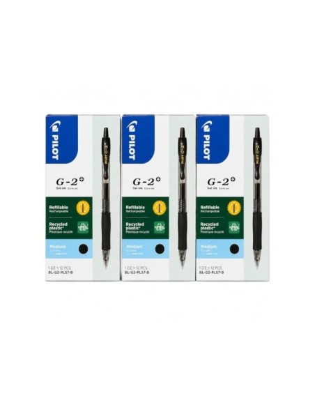 BOLIGRAFO PILOT G-2 NEGRO TINTA GEL RETR.-SUJECION CAUCHO