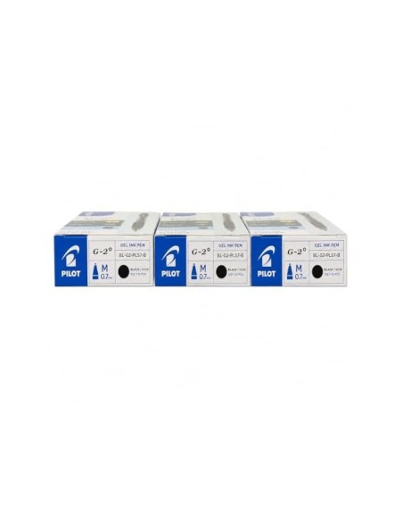 BOLIGRAFO PILOT G-2 NEGRO TINTA GEL RETR.-SUJECION CAUCHO