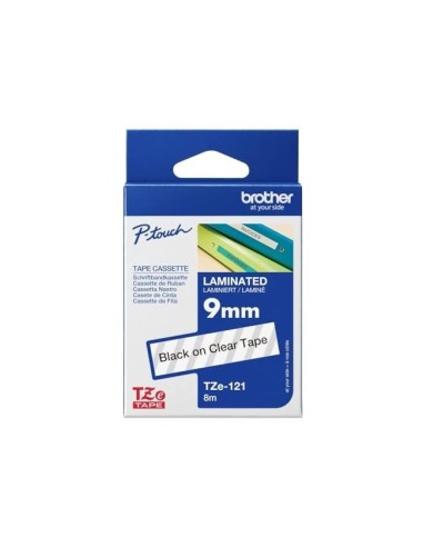 TZE-121 CINTA BROTHER TPTE./NG. 9MMX8MT.