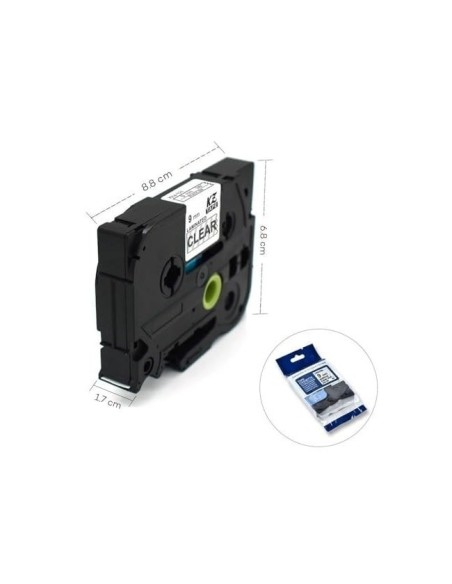 TZE-121 CINTA BROTHER TPTE./NG. 9MMX8MT.