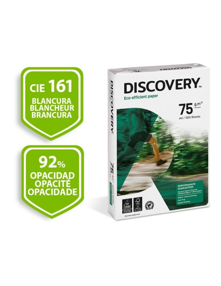 PAPEL FOTOCOP.DISCOVERY A4 75 GRAMOS PAPEL MULTIUSO