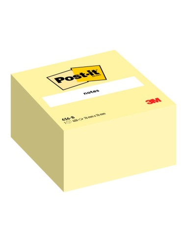 BLOC NOTAS ADH. POST-IT 76X76X45MM CUBO 450H. AM.