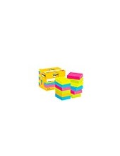 BLOC NOTAS ADH. POST-IT 38X51MM 12UD. 100H. COL.SURT. NEON 2