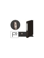 CARPETA 2 A 25 MM PLASTICO PARDO FL.NEGRO 2