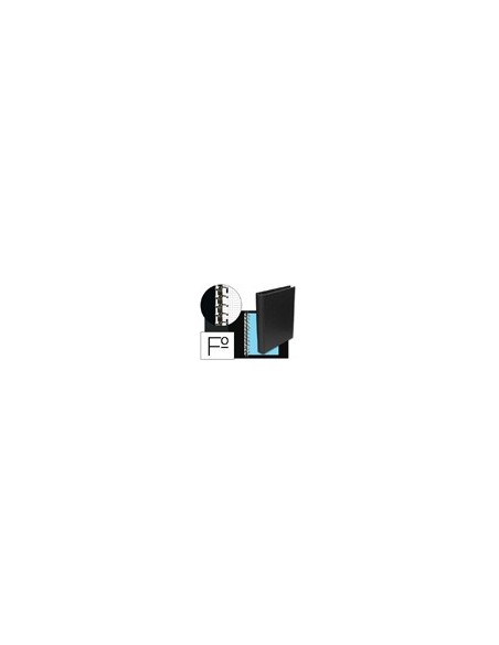 CARPETA MULTIFIN ALFA 3005-G 16 A 40 MM PLASTICO FL.NEGRO