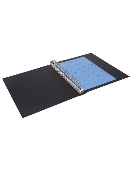 CARPETA MULTIFIN ALFA 3005-G 16 A 40 MM PLASTICO FL.NEGRO