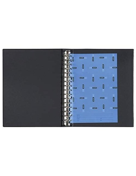 CARPETA MULTIFIN ALFA 3005-G 16 A 40 MM PLASTICO FL.NEGRO