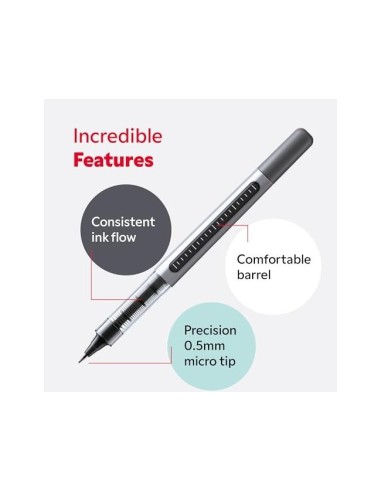 ROTULADOR UNI-BALL ROLLER UB-150 MICRO EYE NEGRO 0,5 MM UD.
