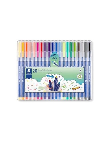 ROTULADOR STAEDTLER TRIPLUS ESTUCHE 20 COL.